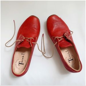 EUC Think! Italian Leather Natural Walking Shoes 5